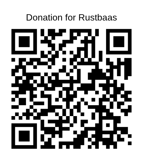 Scan to support RustBaas via PayPal